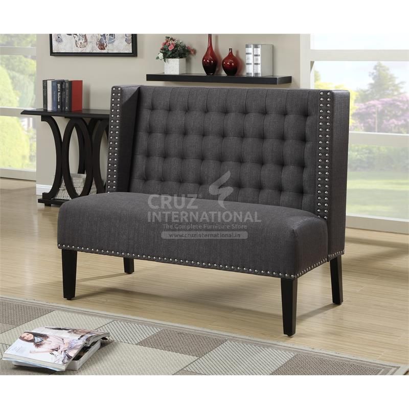 Modern Juan Diego Sofa Set | Black CRUZ INTERNATIONAL